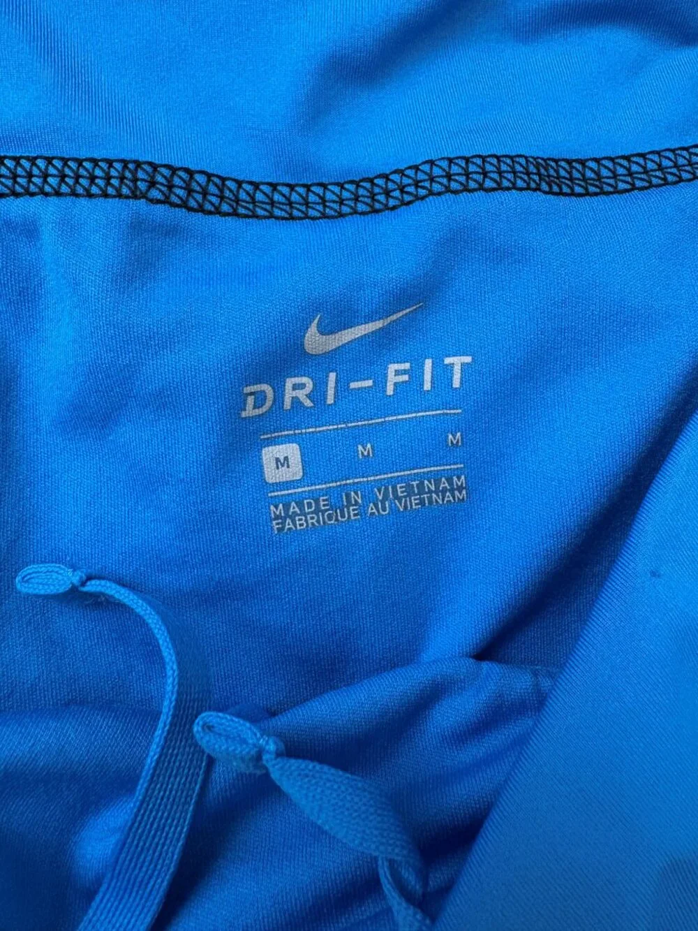 Nike Dri-FIT Women's Medium Blue Printed Running Athletic Shorts